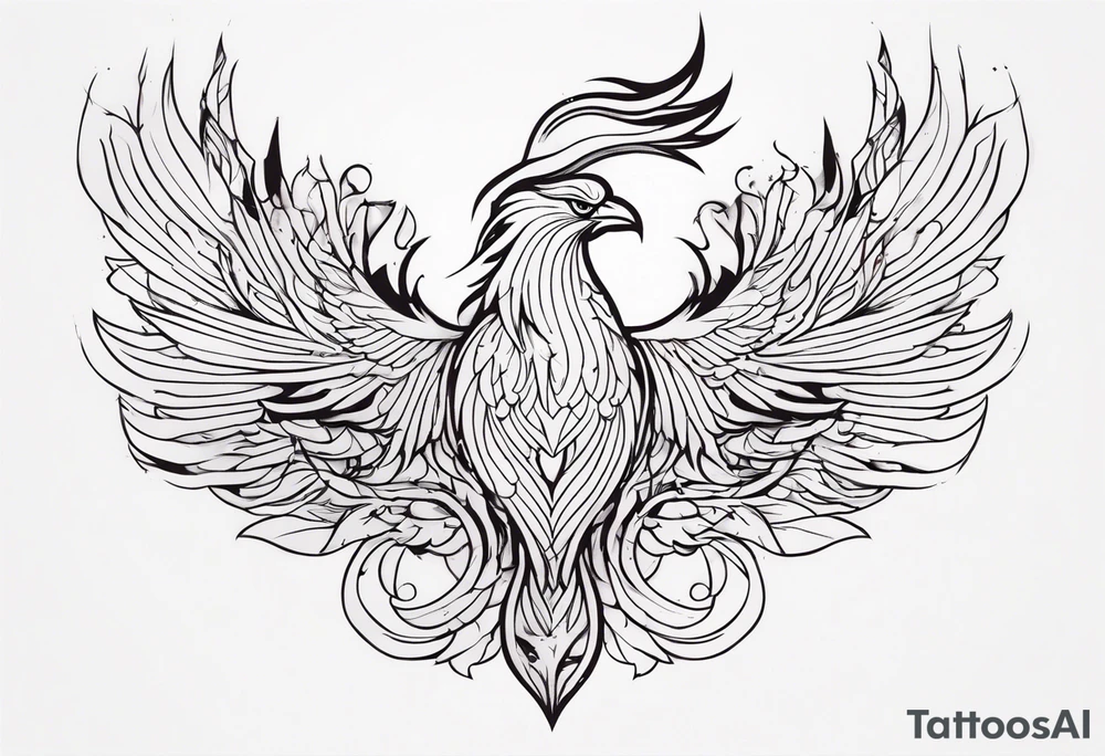phoenix tattoo idea