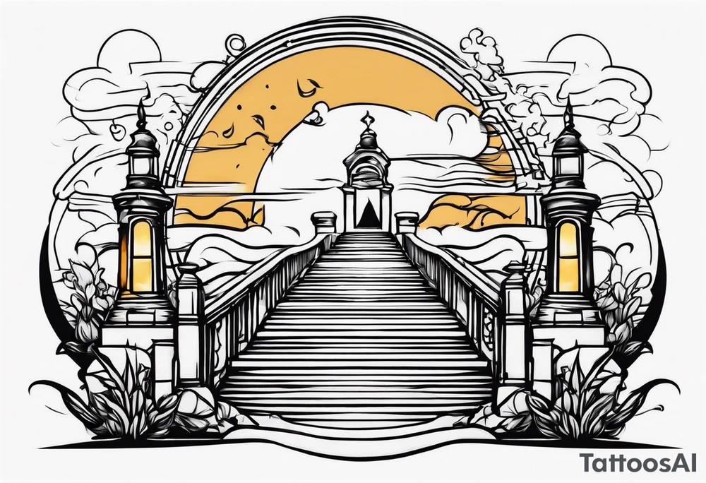 Meer 
Tor
Treppe 
Kerze tattoo idea