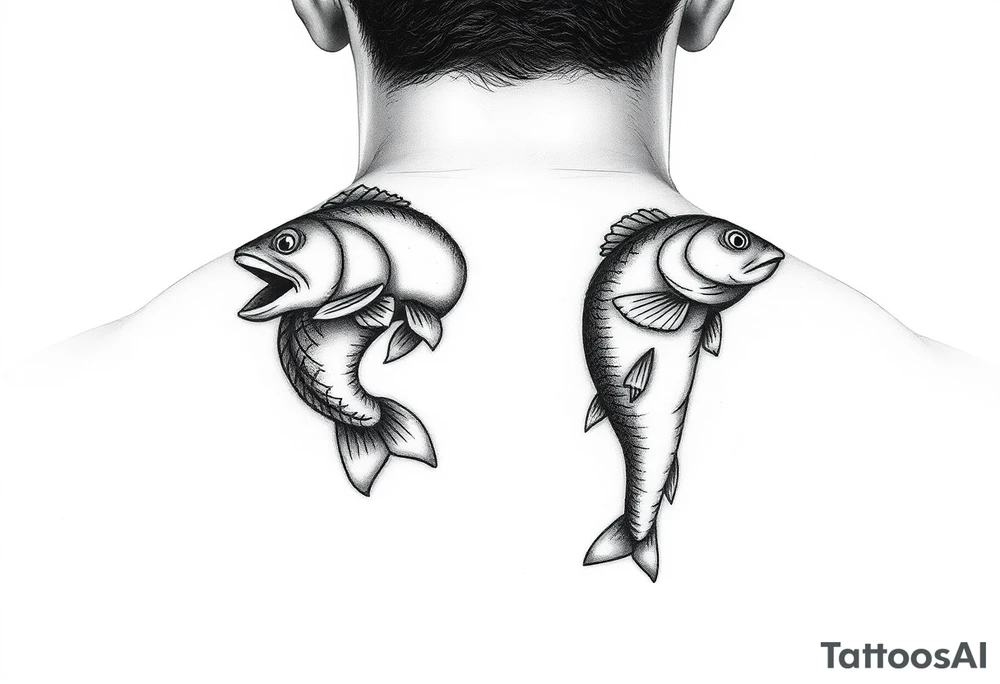 Father daughter fishing tattoos tattoo idea