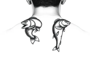 Father daughter fishing tattoos tattoo idea