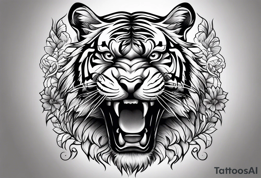 tiger tattoo idea