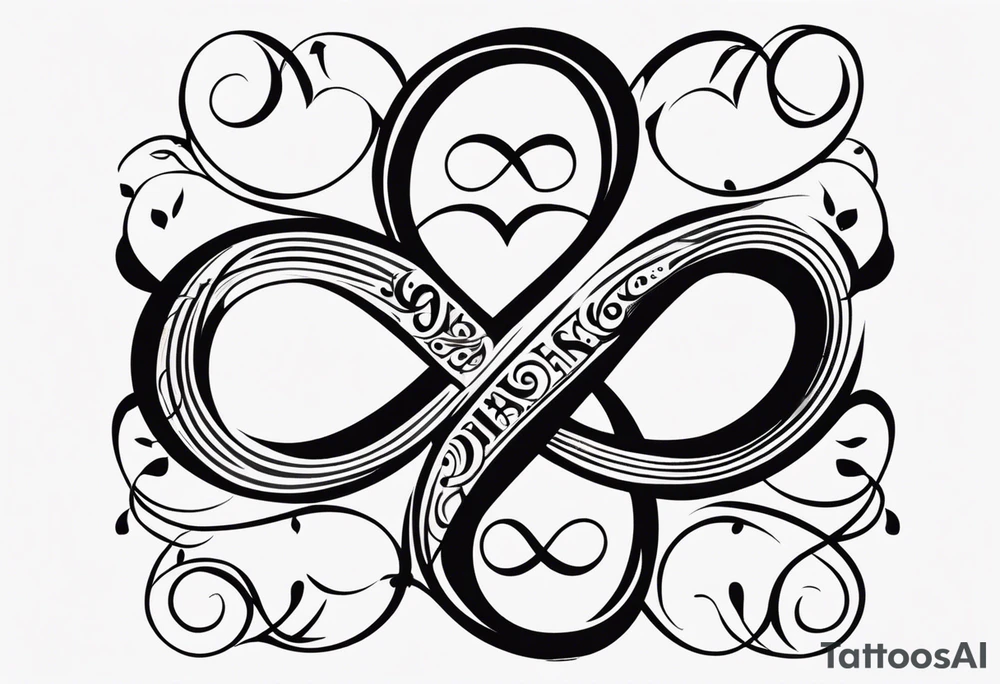 infinity symbol tattoo idea