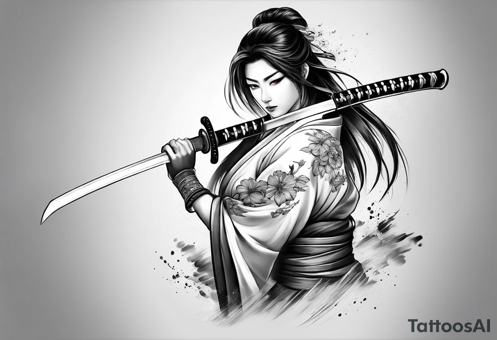 Katana tattoo idea