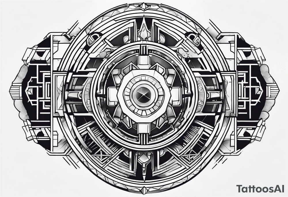 microchip tattoo idea