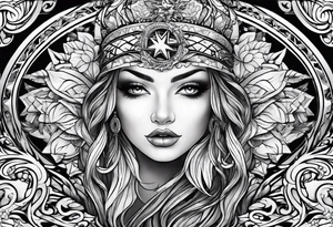 Morning star whip tattoo idea