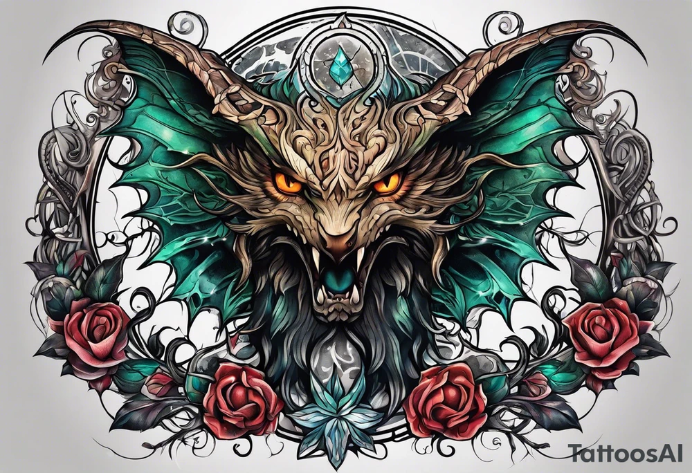 Eldritch beasts tattoo idea
