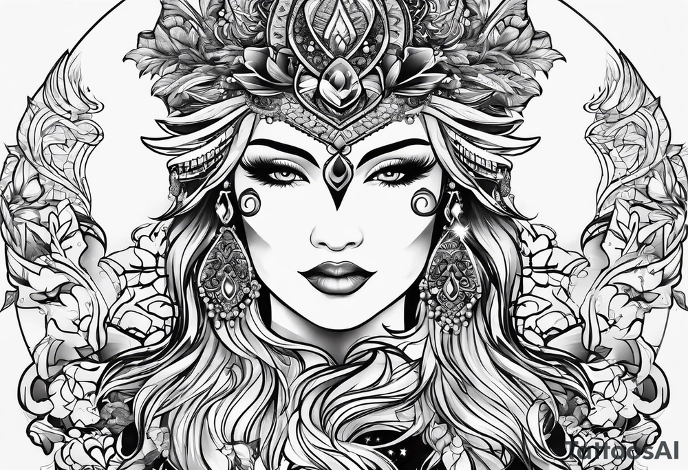 Kinlee name logo tattoo idea