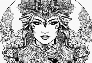 Kinlee name logo tattoo idea