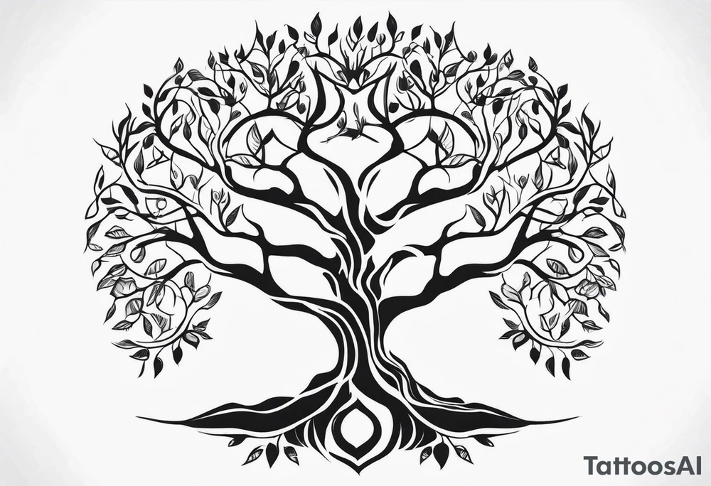 Mother, tree of life tattoo idea