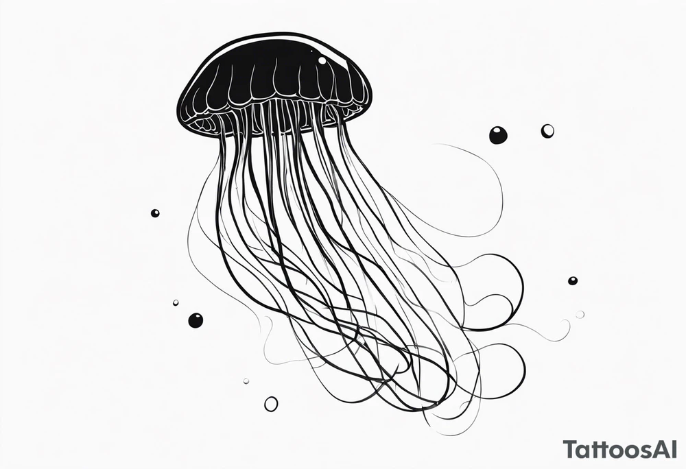 jelly fish tattoo idea