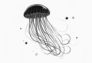 jelly fish tattoo idea