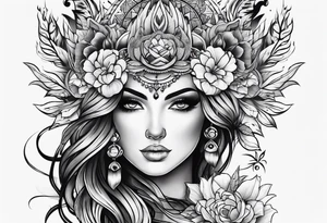 arm tattoo black work tattoo idea