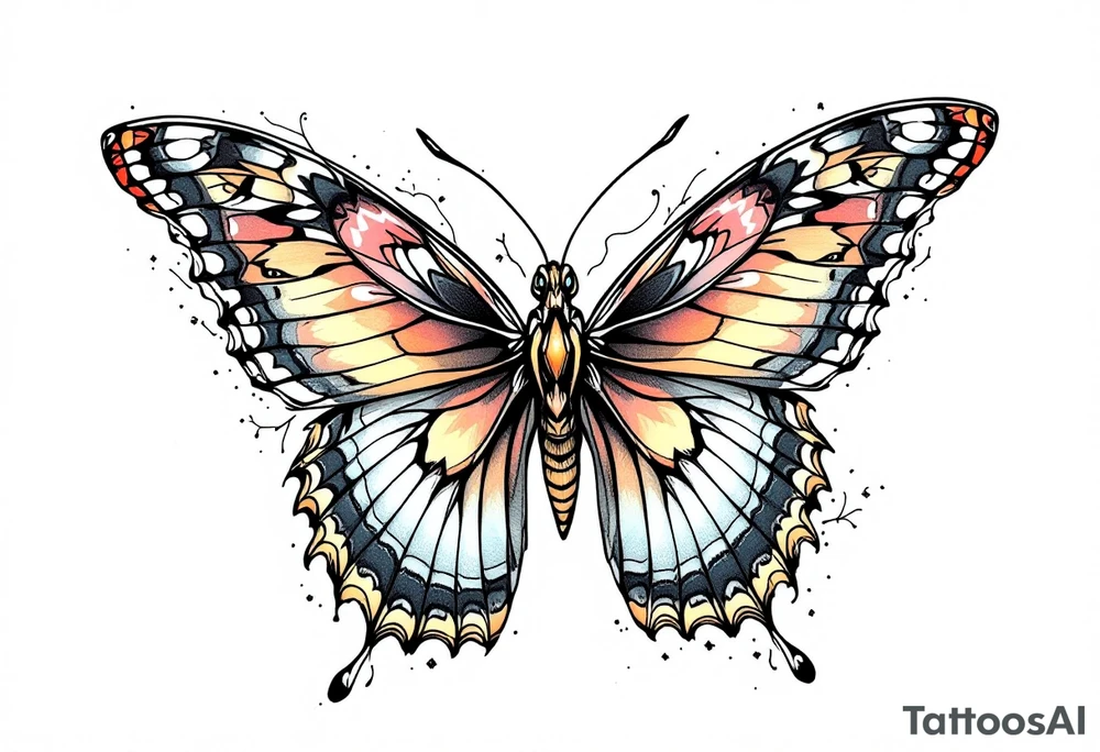 Butterfly tattoo idea