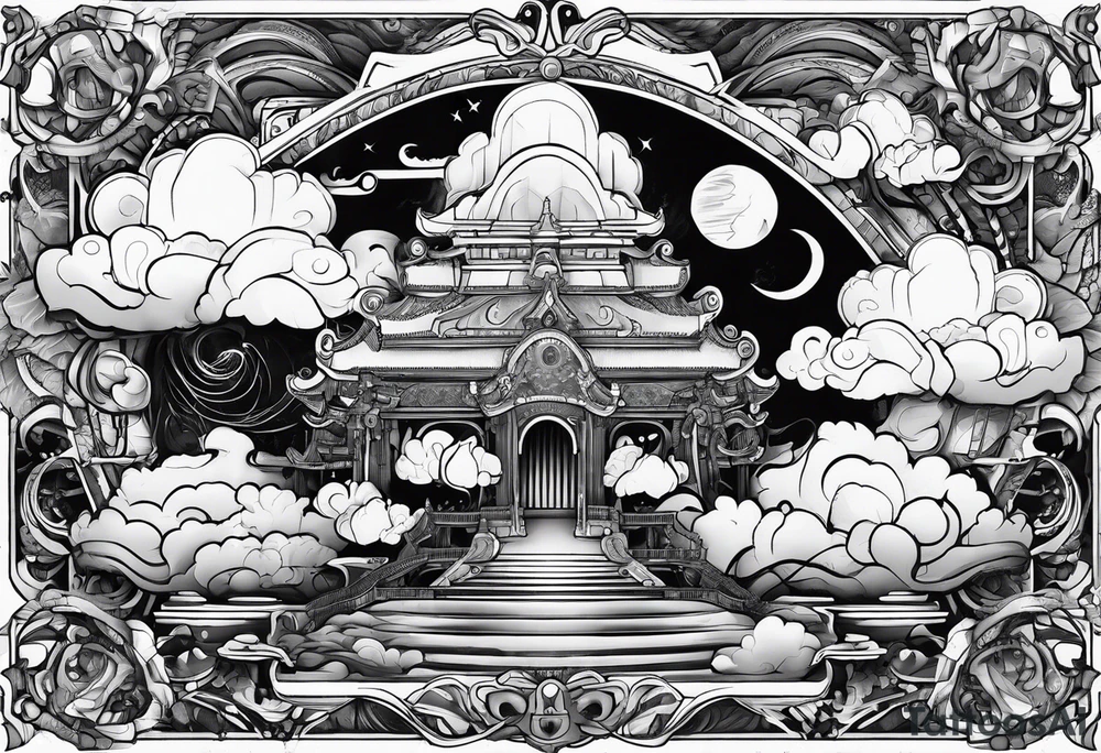Clouds tattoo idea