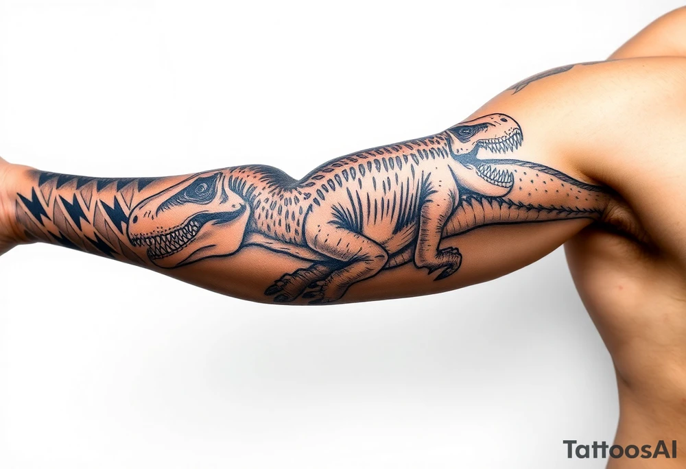 dinosaur tattoo idea