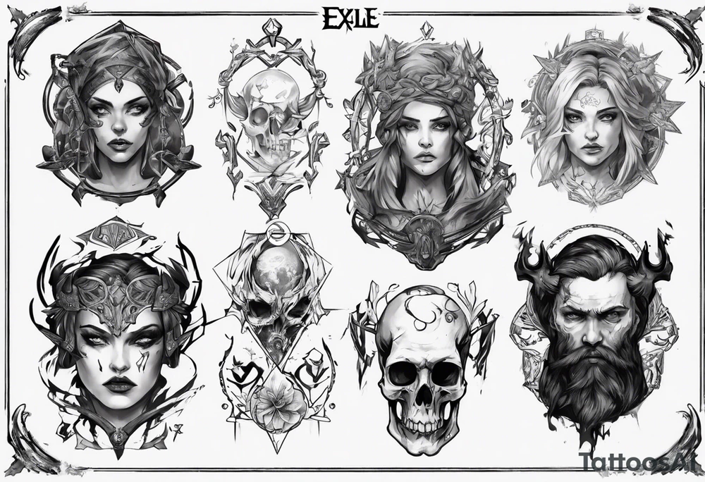 path of exile tattoo idea