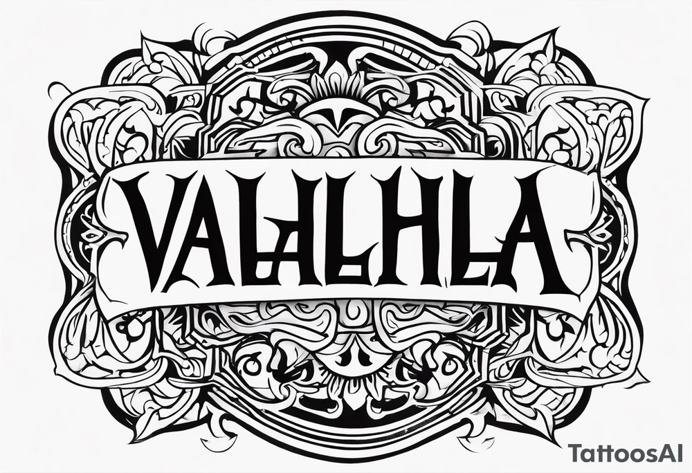Valhalla tattoo idea