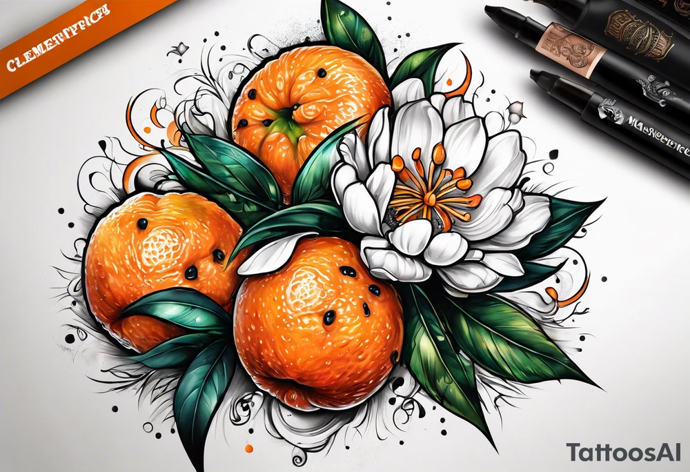 Clementine paw tattoo idea