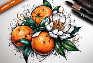 Clementine paw tattoo idea