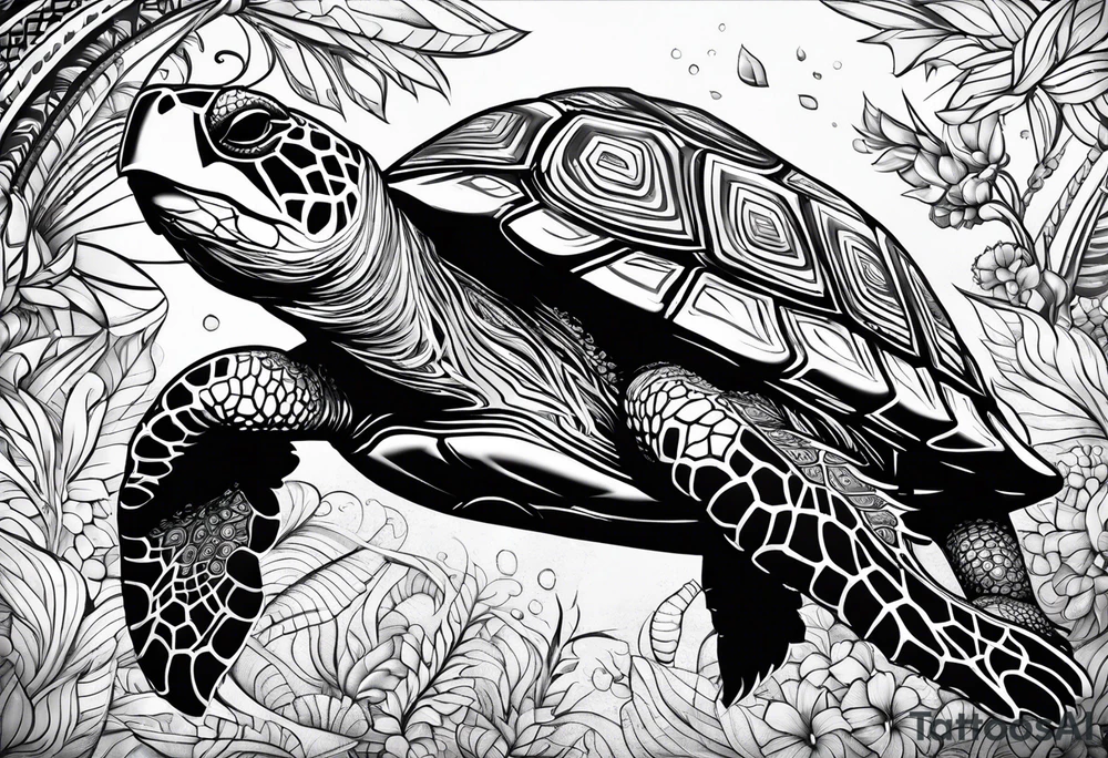 Turtle belau tattoo idea