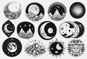The Moon tattoo idea