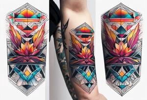 cuff tattoo, dense ink tattoo idea