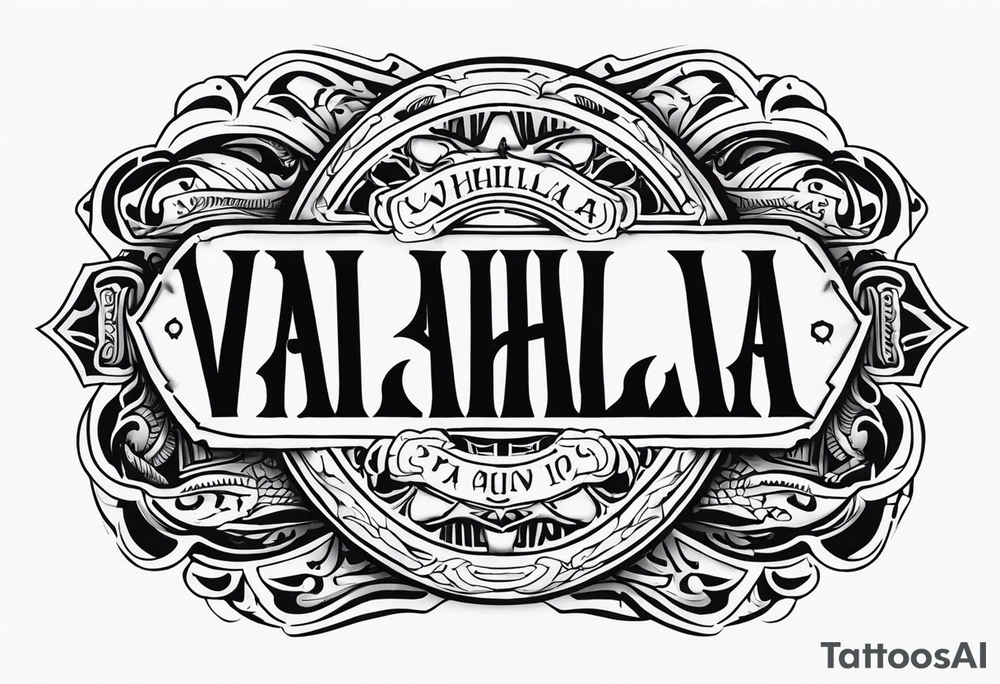 Valhalla tattoo idea