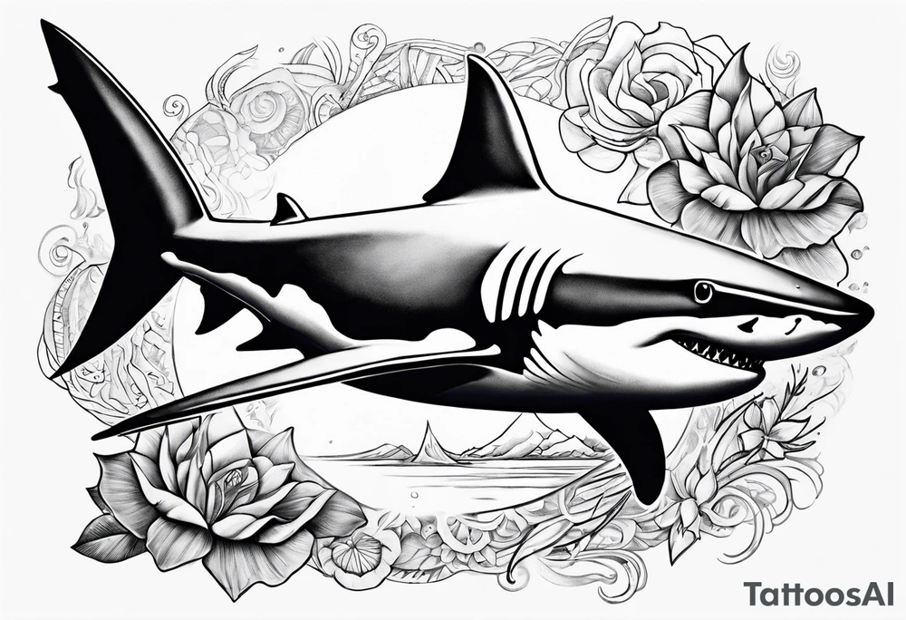 Shark tattoo idea