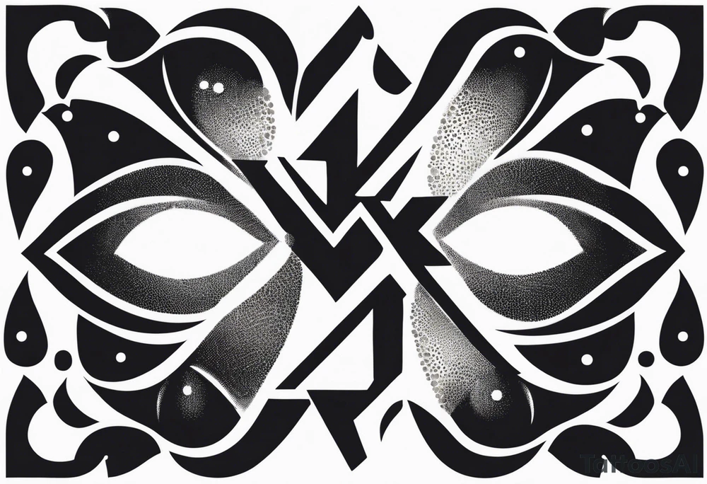 The symbol of Matthias in the bible tattoo idea