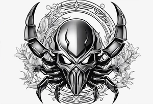 Scorpion+trident tattoo idea
