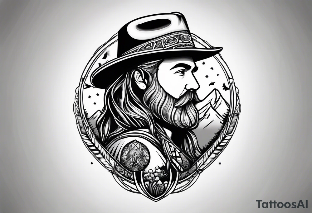 Father daughter Forrest tattoo idea