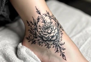 mirror frame tattoo idea