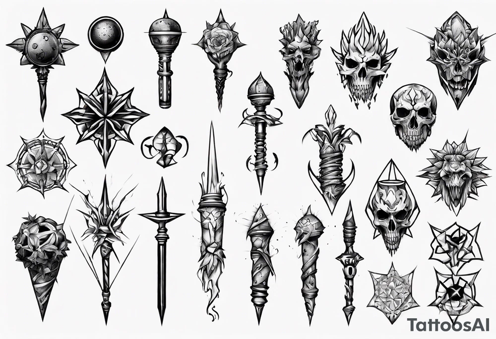 mace tattoo idea