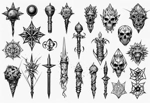 mace tattoo idea