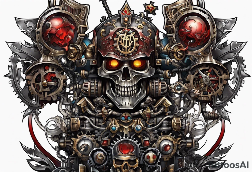 Warhammer 40k mechanicus tattoo idea