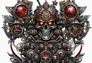 Warhammer 40k mechanicus tattoo idea