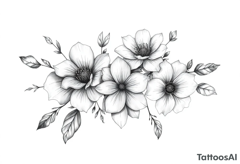 Flowers tattoo idea