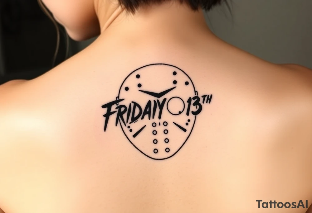 Friday the 13th horror tattoo tattoo idea