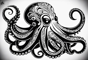 Octopus tattoo idea