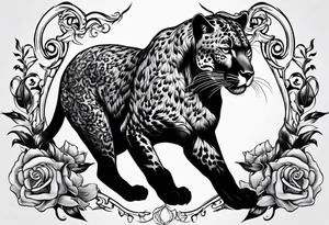 Panther in New York tattoo idea