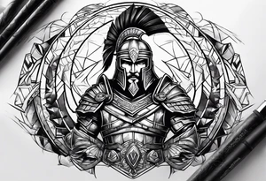 Sparta warrior tattoo idea