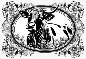 cow tattoo idea