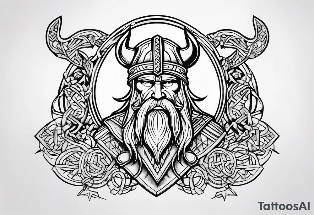 Viking tattoo idea
