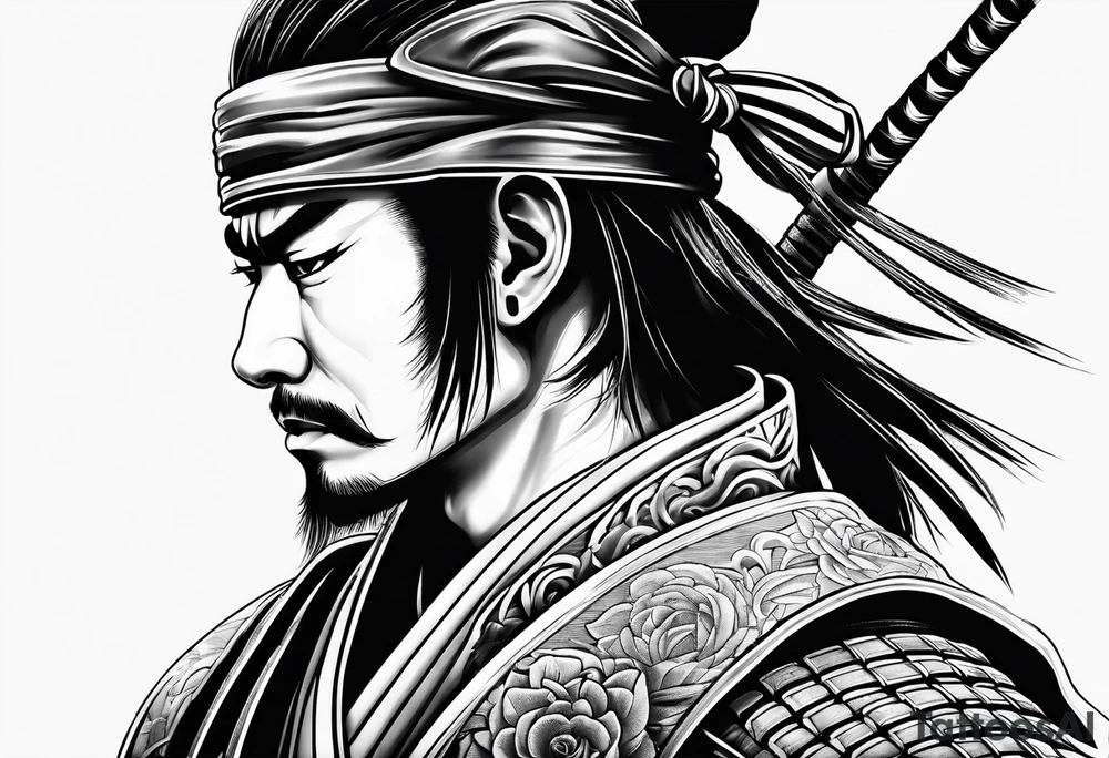 A samurai tattoo idea
