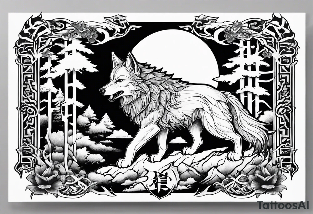 Fenrir
Wegweiser

Vor einem Nadelwald tattoo idea