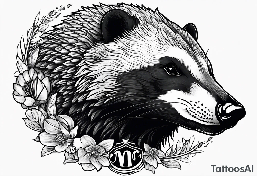 Mc honey badger tattoo idea