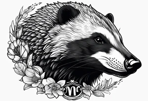 Mc honey badger tattoo idea