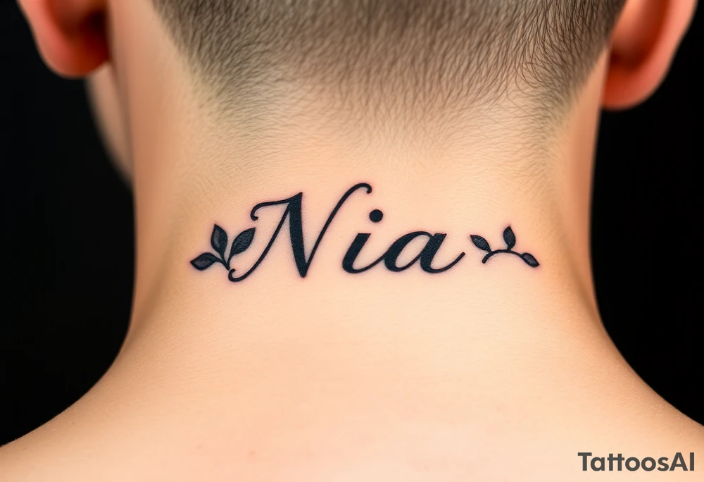 name Nia tattoo idea