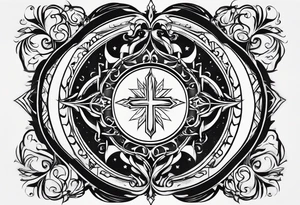 The Christian Chiro symbol tattoo idea