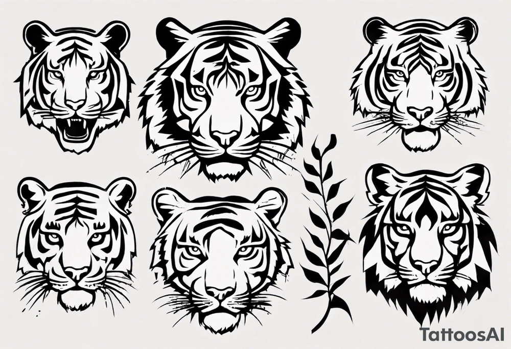 tiger tattoo idea